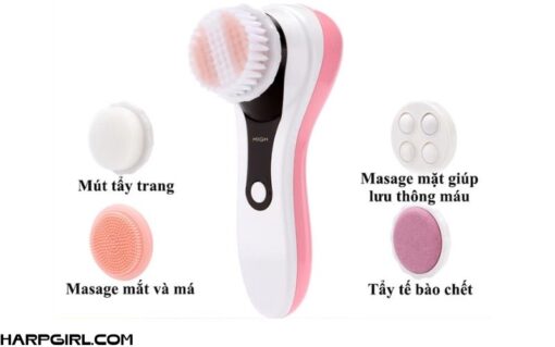 Máy rửa mặt massage 5in1