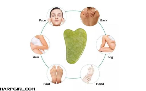 Con lăn ngọc bích tự nhiên massage mặt