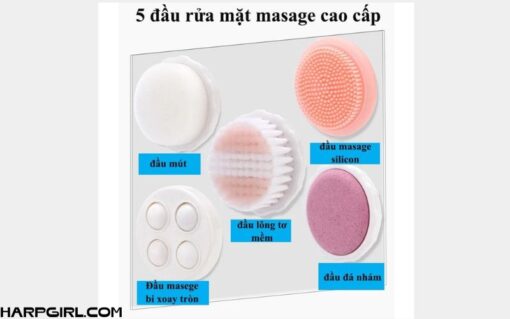 Máy rửa mặt massage 5in1