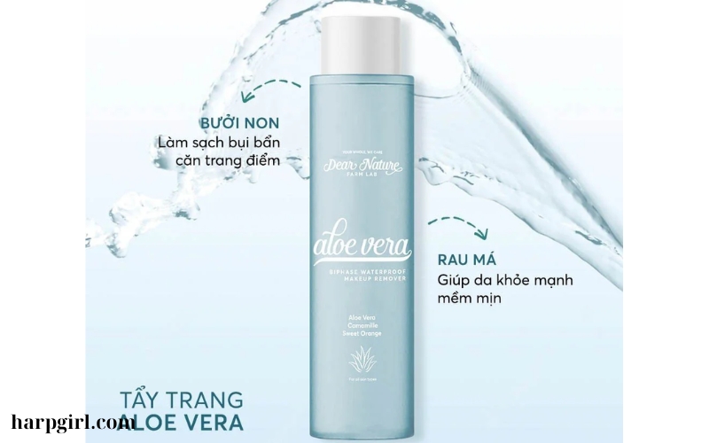 Bộ Tẩy Trang Từ Gel Aloe Vera (2)